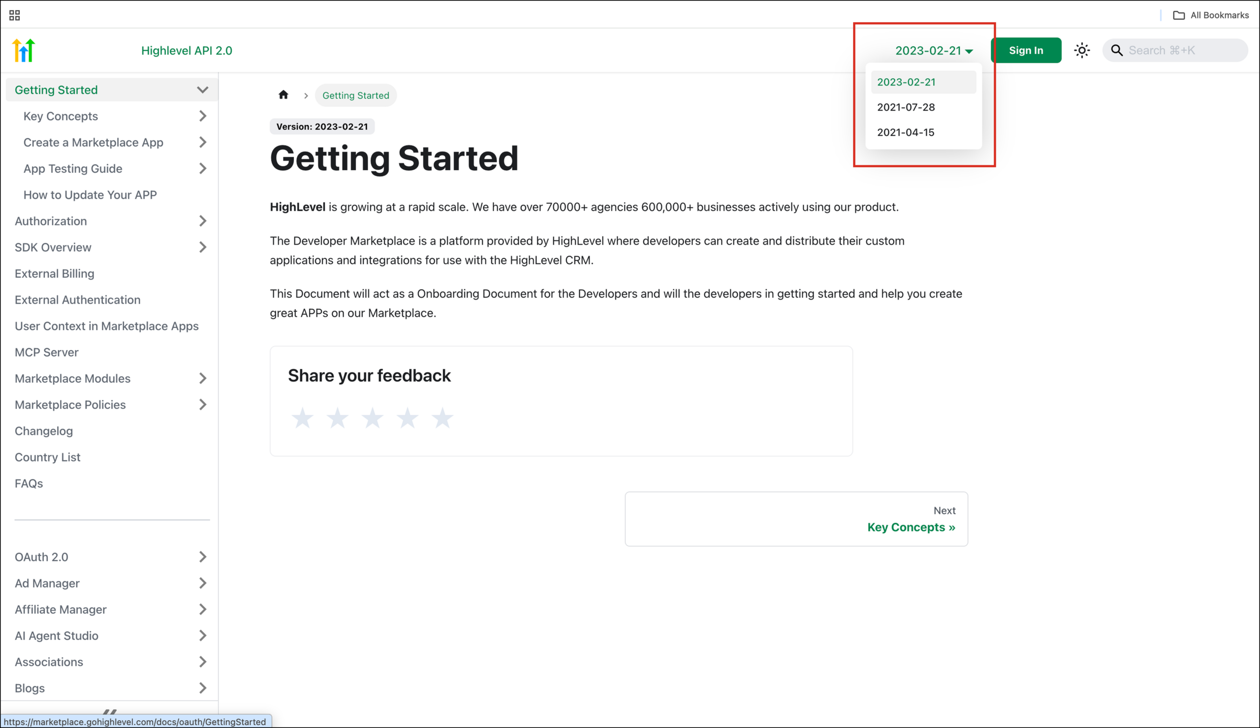 API Versioning Support for Public Documentation - Clixio