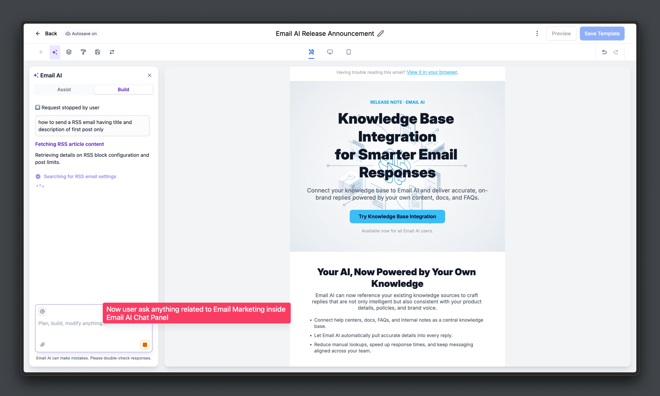 Email AI + Knowledge Base Integration - Clixio