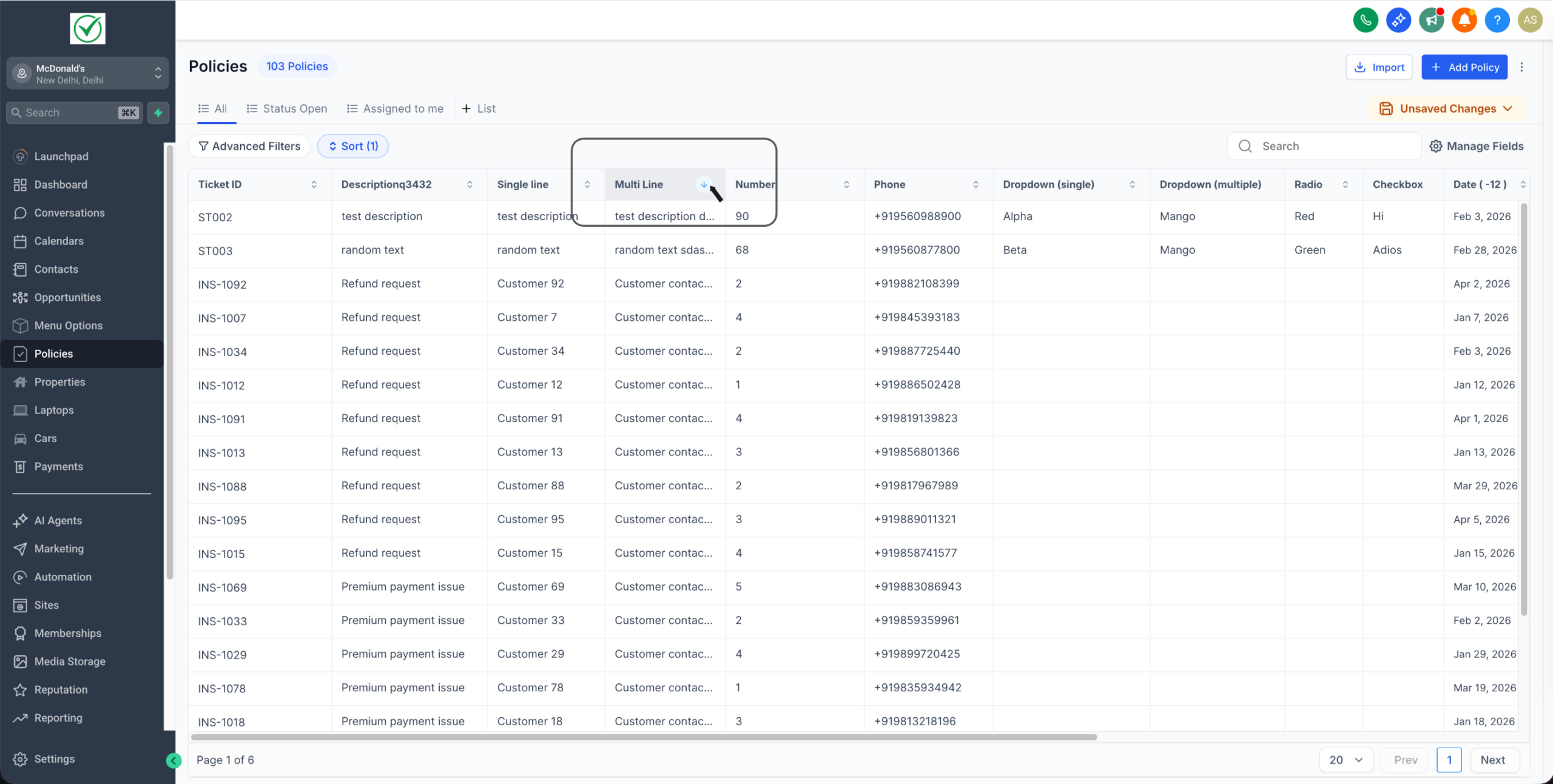 Sorting on Custom Fields in Custom Objects - Clixio