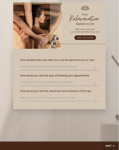 Day Spa Customer Satisfaction - Survey