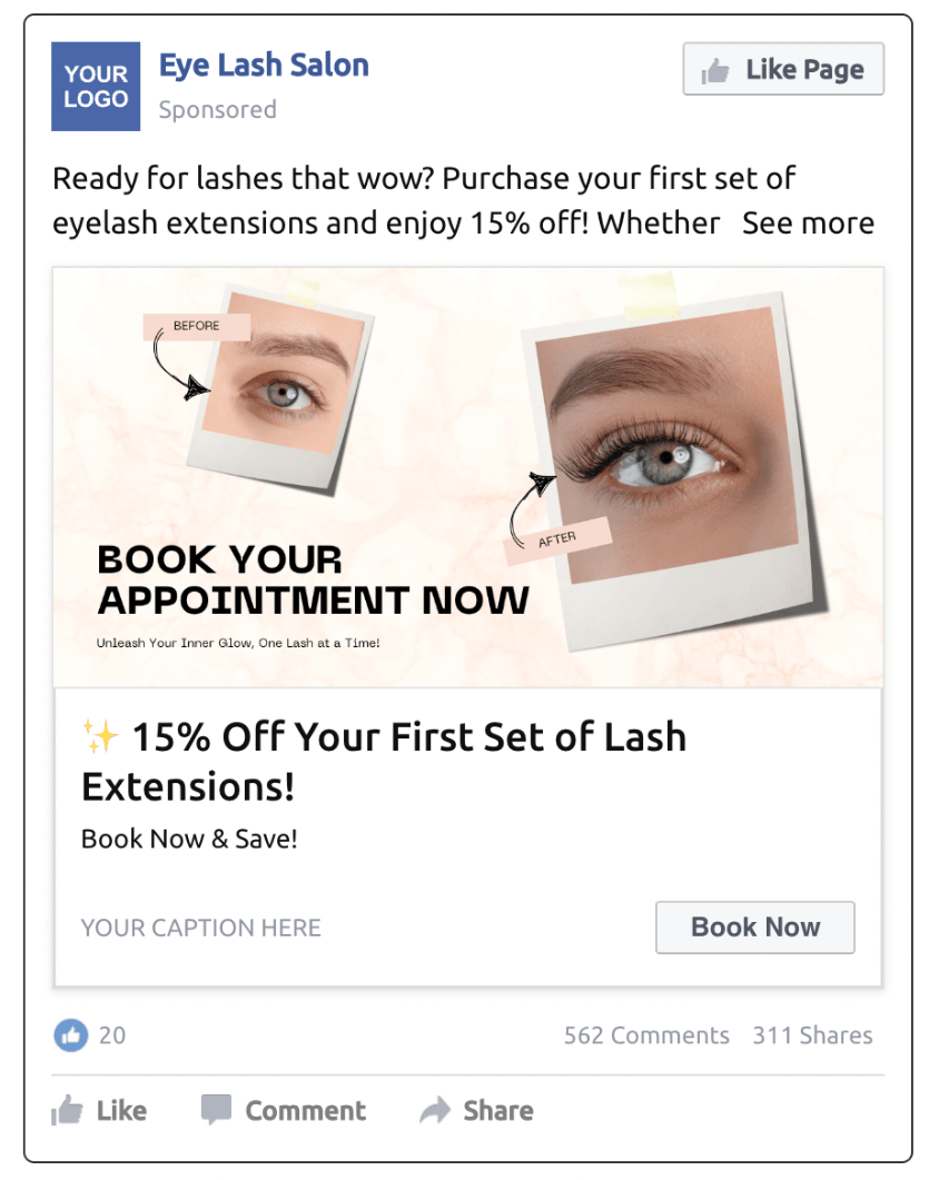 Eye Lash Salon - Ad