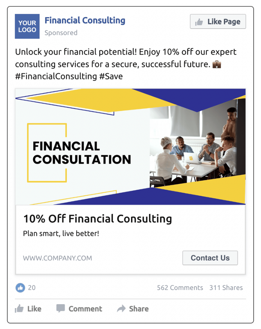 Financial Consulting - Ad