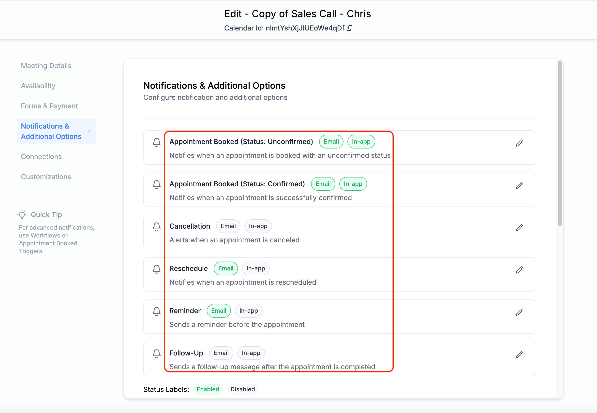 Copy of Sales Call - Chris