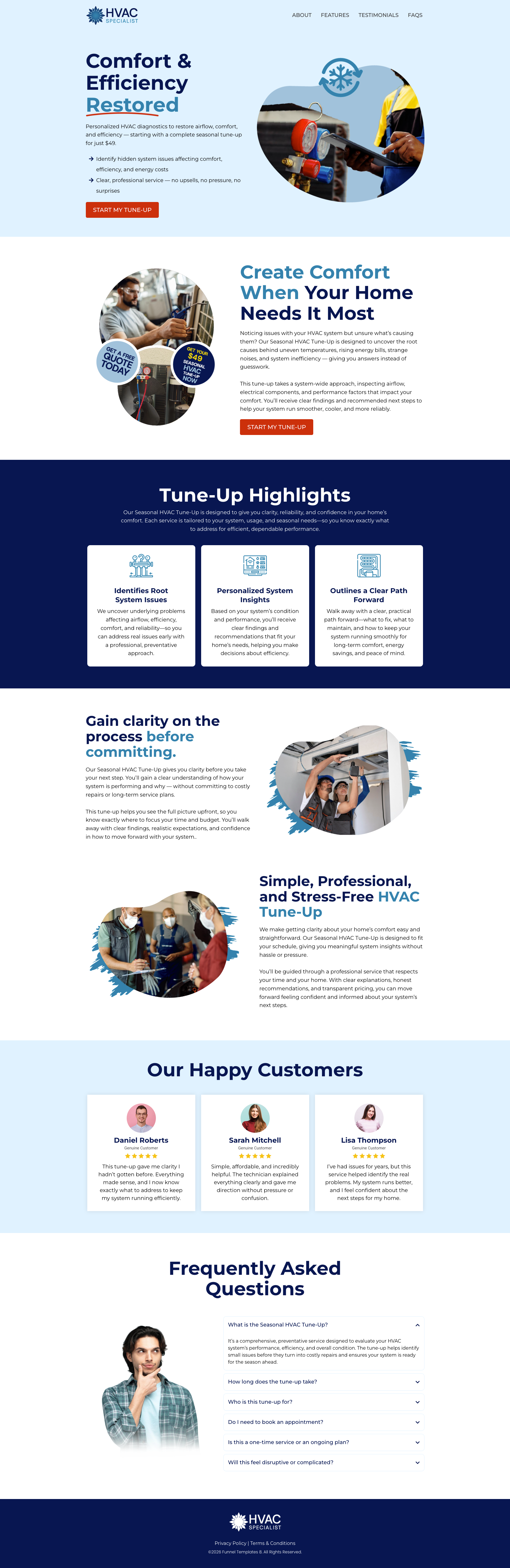 HVAC Repair - Funnel