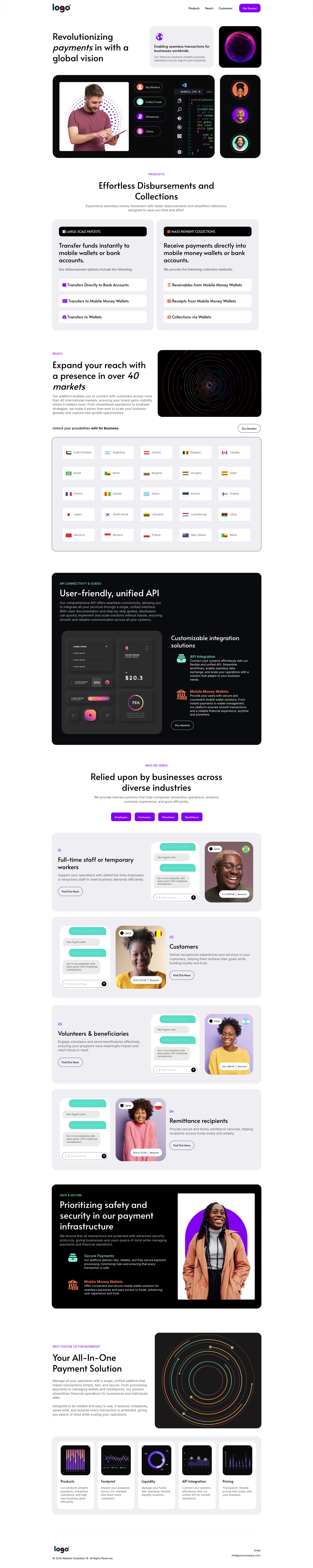 Secure Mobile Wallet - Website
