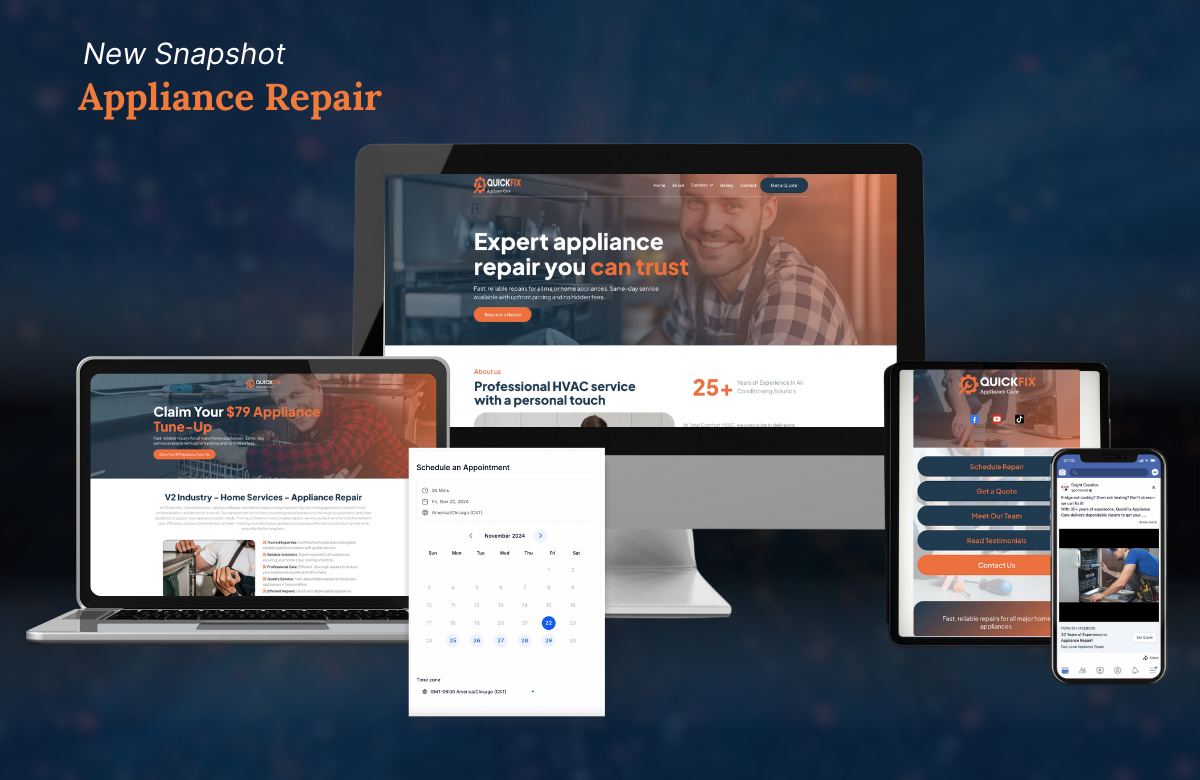 Appliance Repair - Snapshot