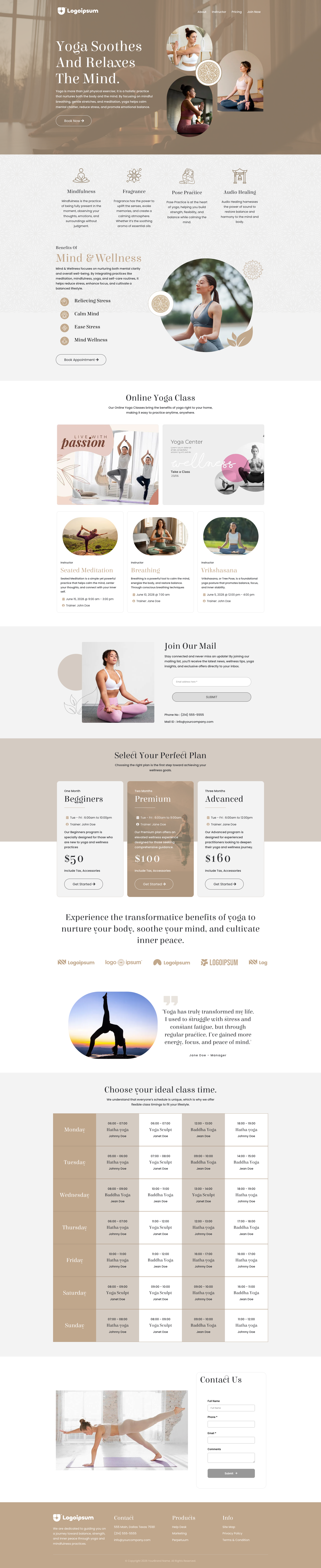 Yoga - Website