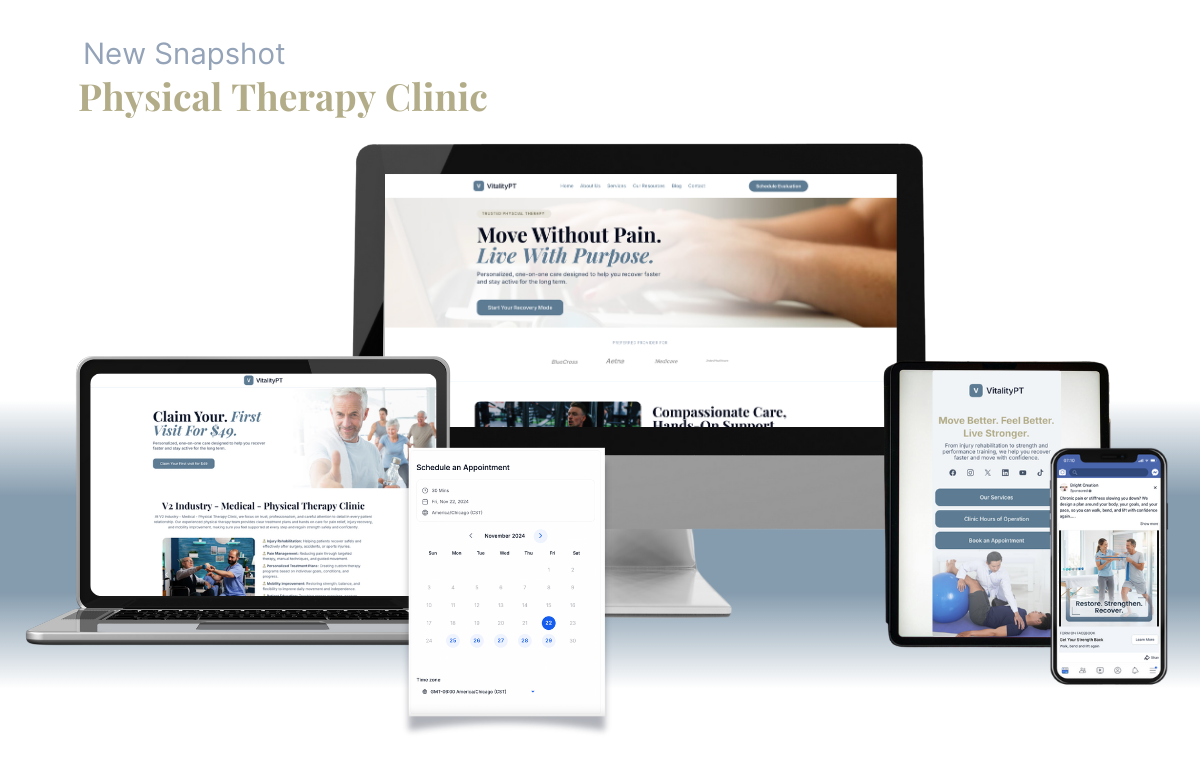 Physical Therapy Clinic - Snapshot