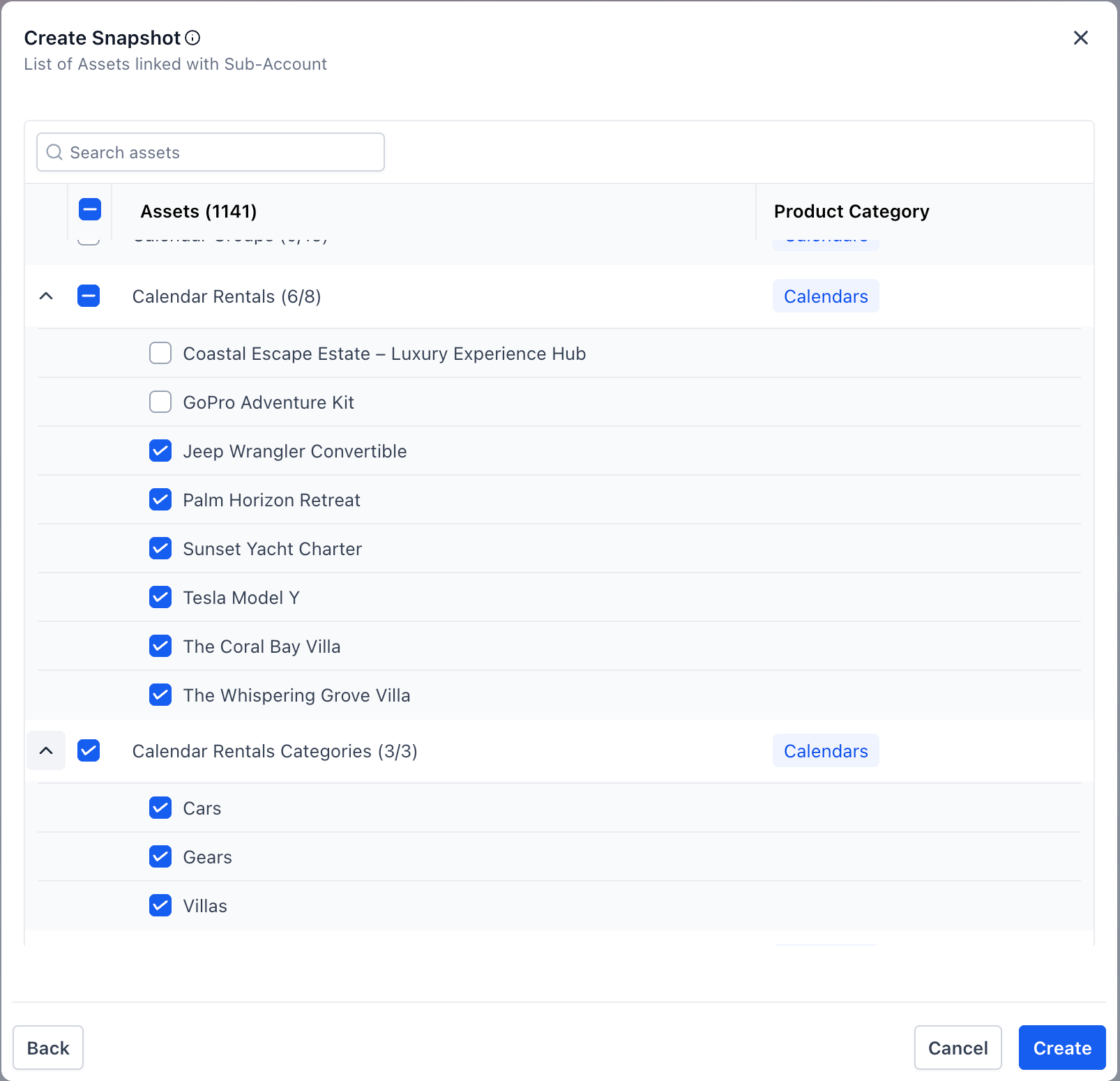 Create Snapshot