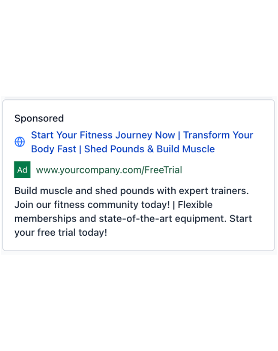 Health Club - Google Ads